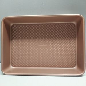 David Burke Gourmet Pro 13x9 Rose Gold Textured Nonstick Baking Pan